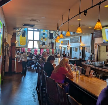 interior of obx brewing station