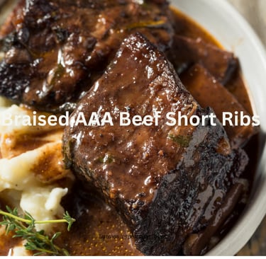 Braised AAA Beef Short Ribs