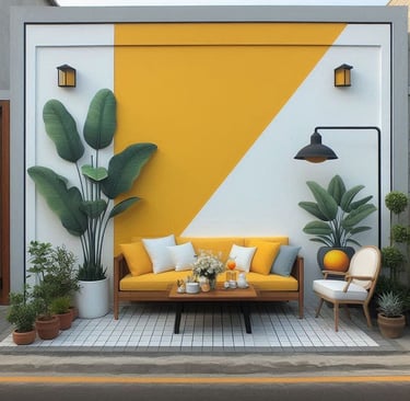 Desain interior ruang tamu rumah sempit