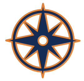 an image of a navigational compass representing the name of the blog, The Compass