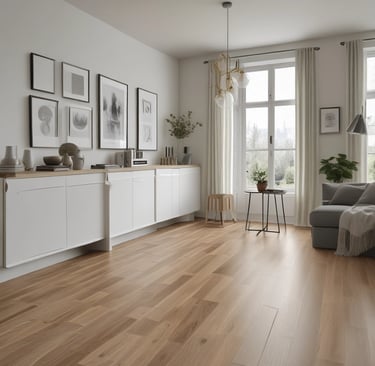 Wooden planks laid out in a parallel arrangement, displaying a textured surface with natural grain patterns.