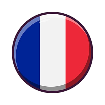 a button with the flag of france boutique de patrons crochet français