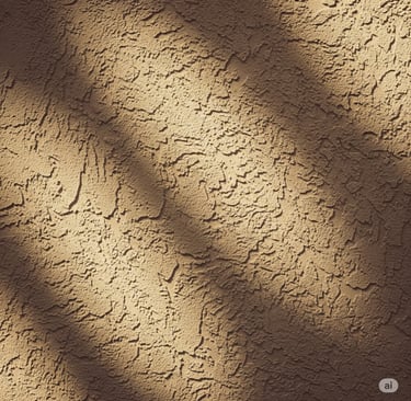 california stucco texture on resident home