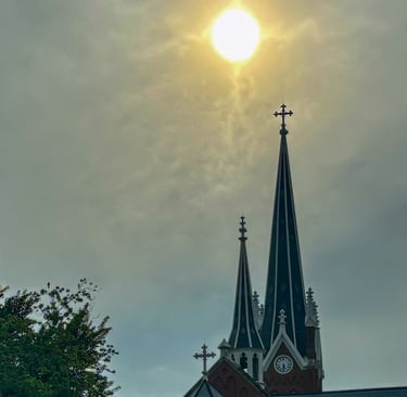 "Sunlit Spires of St. Francis" Quincy, IL, USA