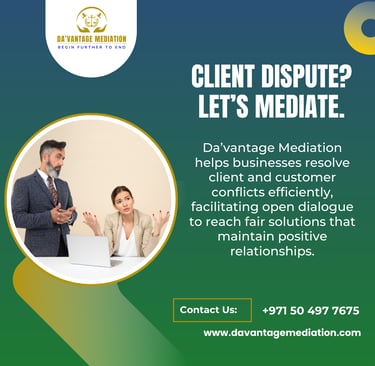 Navigating Business Conflicts: How Da’Vantage Mediation Paves the Way for Fair Solutions