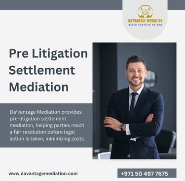 Achieving Fair Resolutions: The Role of Pre-Litigation Settlement Mediation by Da’vantage Mediation