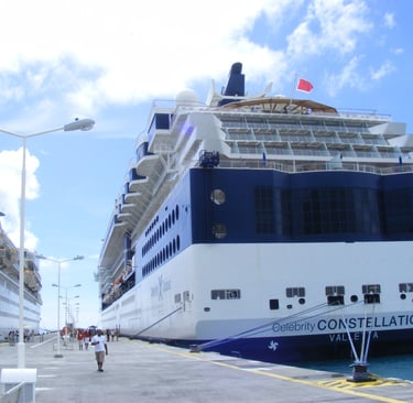 Celebrity Constellation Cruise Ship docked in port