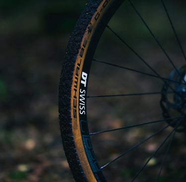 a bicycle tire with a tire on the tire
