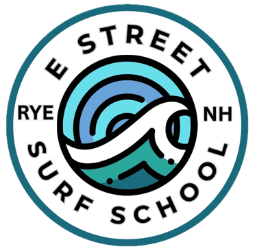 E Street Surf School Logo from Rye, New Hampshire