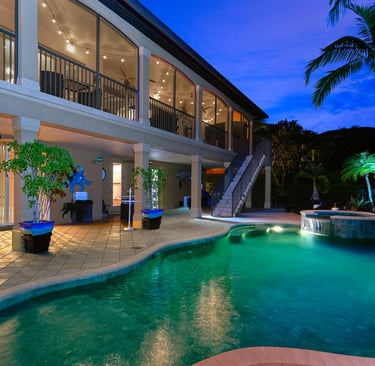 Custom Home Pool Exterior