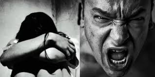 a man with a woman in a bikini top and a man in a bikini top