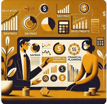 image representing financial education, clarity, and empowerment