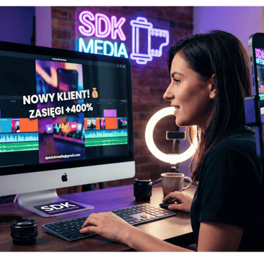 Profesjonalny montaż wideo pod Reels i TikTok dla firm