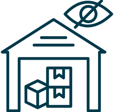a house with a box of boxes and a house with a window