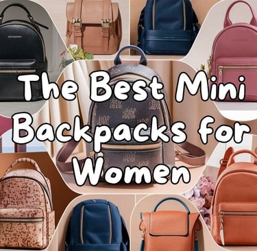 a bunch of different colored backpacks with the words the best mini backpacks for women