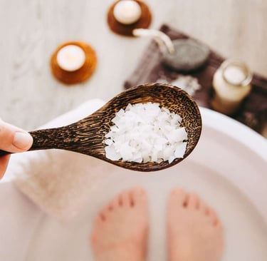 escalda pés caseiro