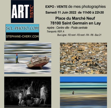 a poster for a photo of a boat in the water
