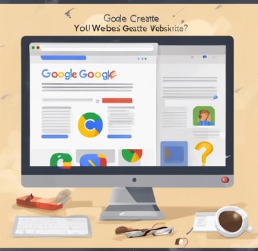 how to create a website for free on google