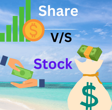share vs stock