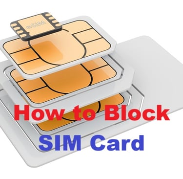 how to block sim card