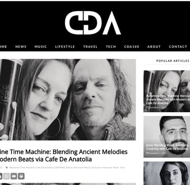 Byzantine Time Machine CDA magazine interview