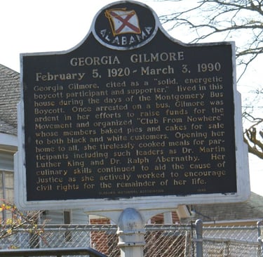 Georgia Gilmore historical marker