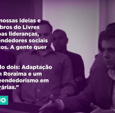 paulo gontijo presidente nacional do livres homem branco de terno com dizeres na imagem