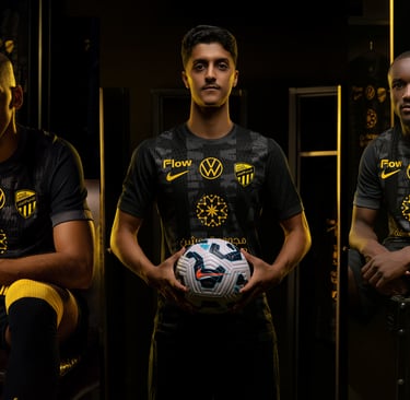 تصوير طقم نادي الاتحاد السعودي لموسم ٢٠٢٥ -  ٢٠٢٦ 