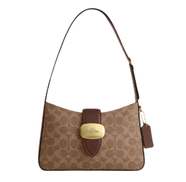 yellow app dhgate finds coach eliza shoulder bag classic brown canvas