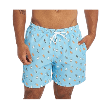 amazon.it urban classic mens printed swim shorts with pockets