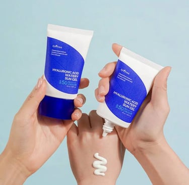 isntree hyaluronic sunscreen korean skincare products k-beauty