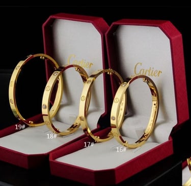 Cartier Bangles with Diamonds