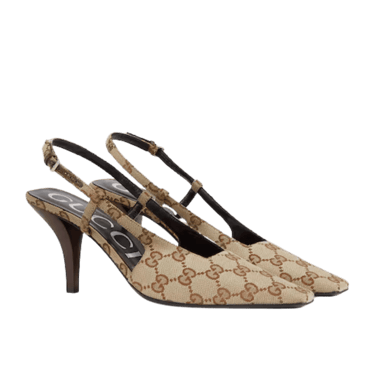 uootd cheap luxury finds gucci sling back heels
