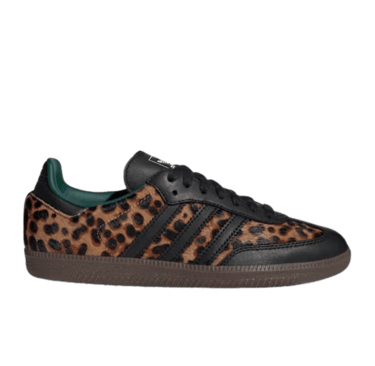 adidas black leopard samba