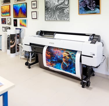 a Piece of Abstract Fine Art