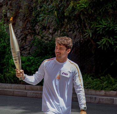 Charles Leclerc - Flamme Olympique