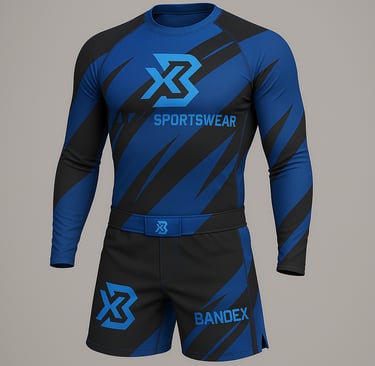 rashguard and mma short
