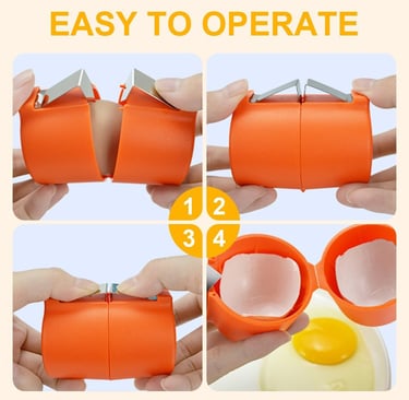 How to use the egg Stainless Steel Egg Shell Opener,