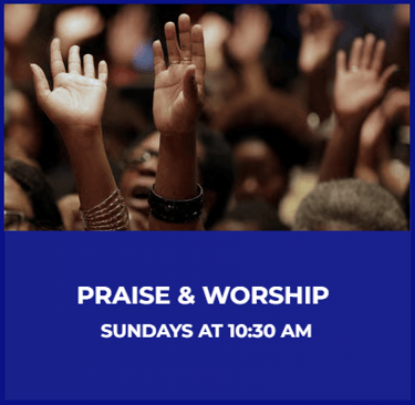 Sunday Praise and Worship Service Time