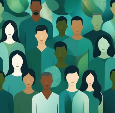 Representation of diverse clients who may attend online group therapy