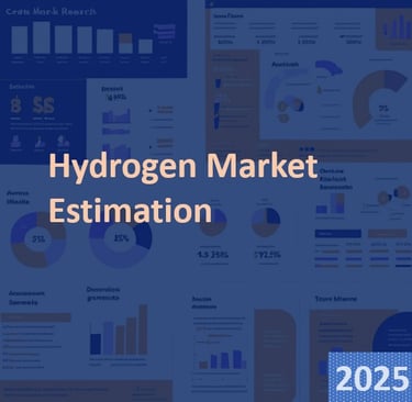 Chart of global hydrogen market estimation: 101.38 Mt in 2024 to 162.81 Mt in 2033, 5.50% CAGR