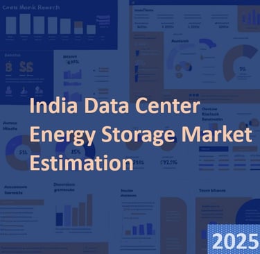 Interactive infographic illustrating the India Data Center Energy Storage market