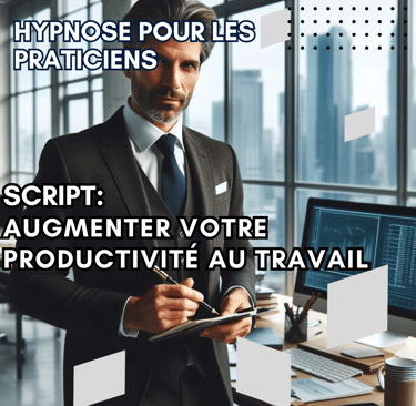 script hypnose pour augmenter sa productivité au travail