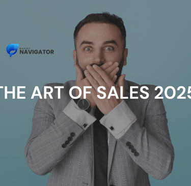 a surprised business man revealing the art of sales for 2025