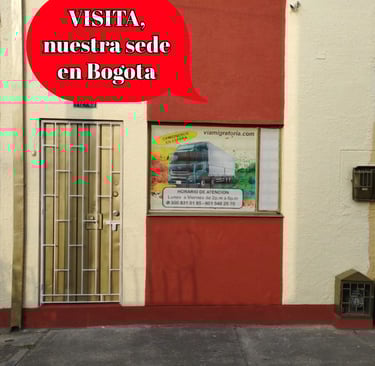 a sign that says visal in spanish on a building