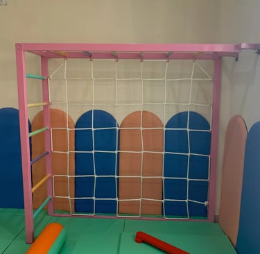 alat terapi sensori integrasi anak monkey bar