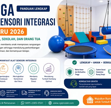 Harga alat sensori integrasi terbaru untuk klinik, sekolah, dan terapi anak berkebutuhan khusus