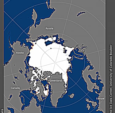 Arctic sea ice June 2023