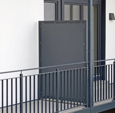 Trennwand als Sichtschutz