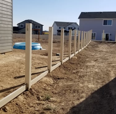 vinyl first fence of idaho